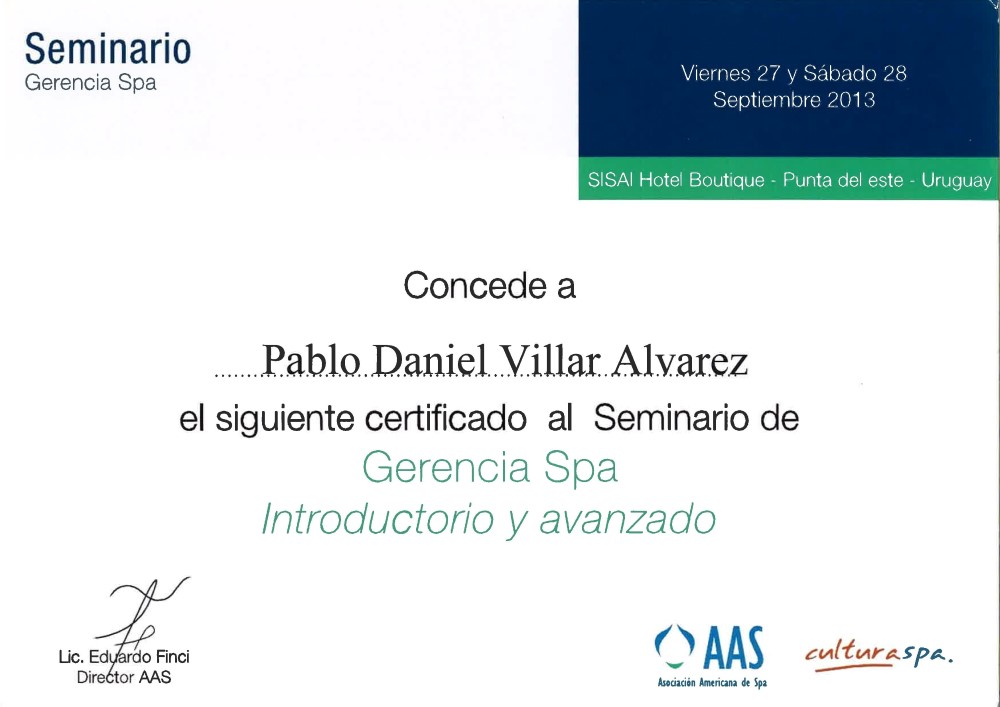 Seminario Gerencia SPA
